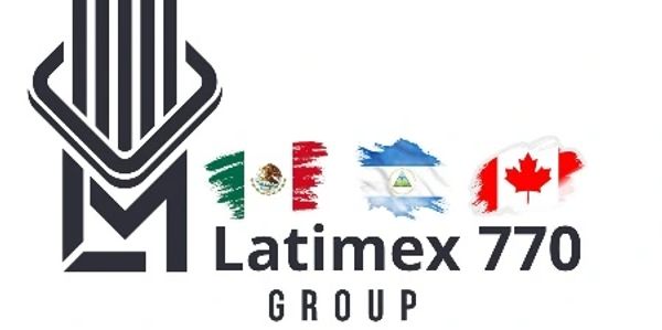 Latimex 770 Group logo with Mexico, Nicaragua, and Canada flags.