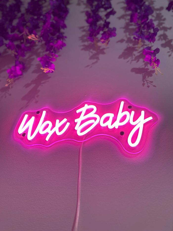 Wax Baby neon light 