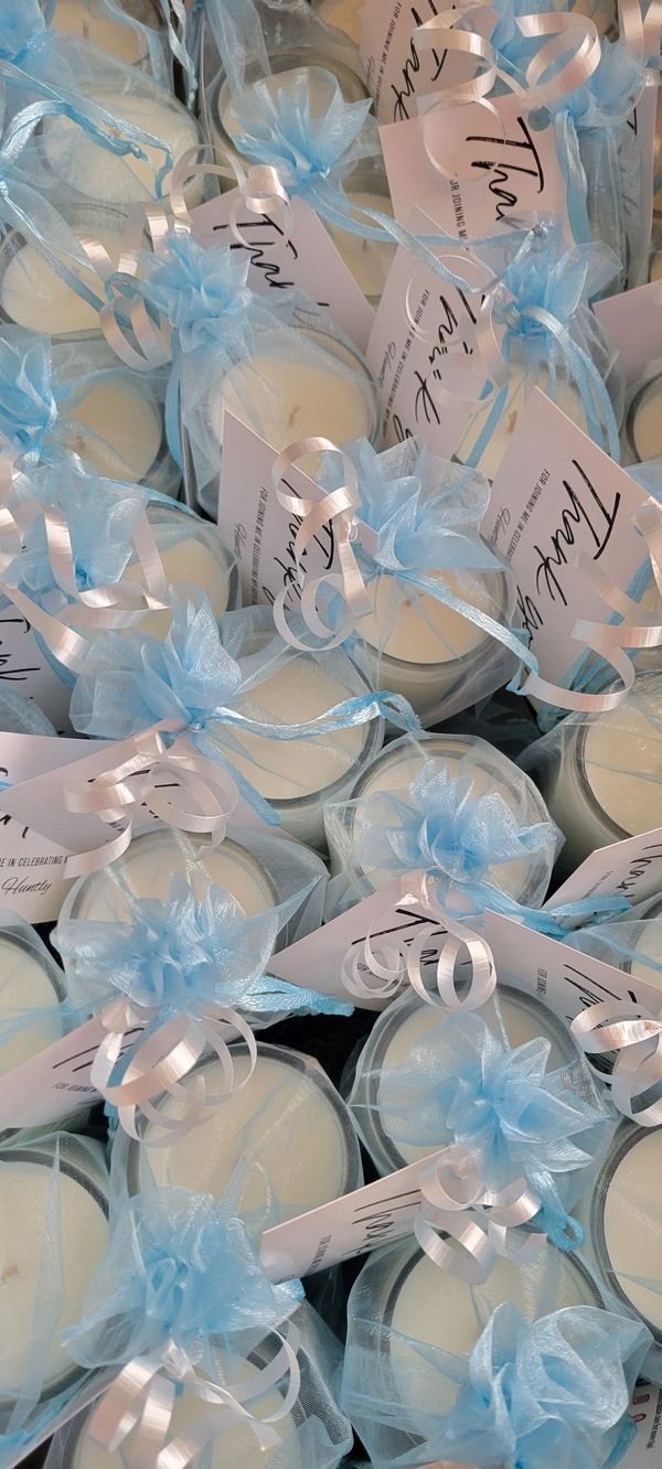 Scented Votive Candle Party Favors
