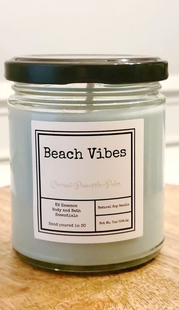 Beach Vibes Soy Candles
Net wt. 7oz