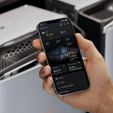 Smart Home App to manage your home energy from the grid, your solar system and home battery storage