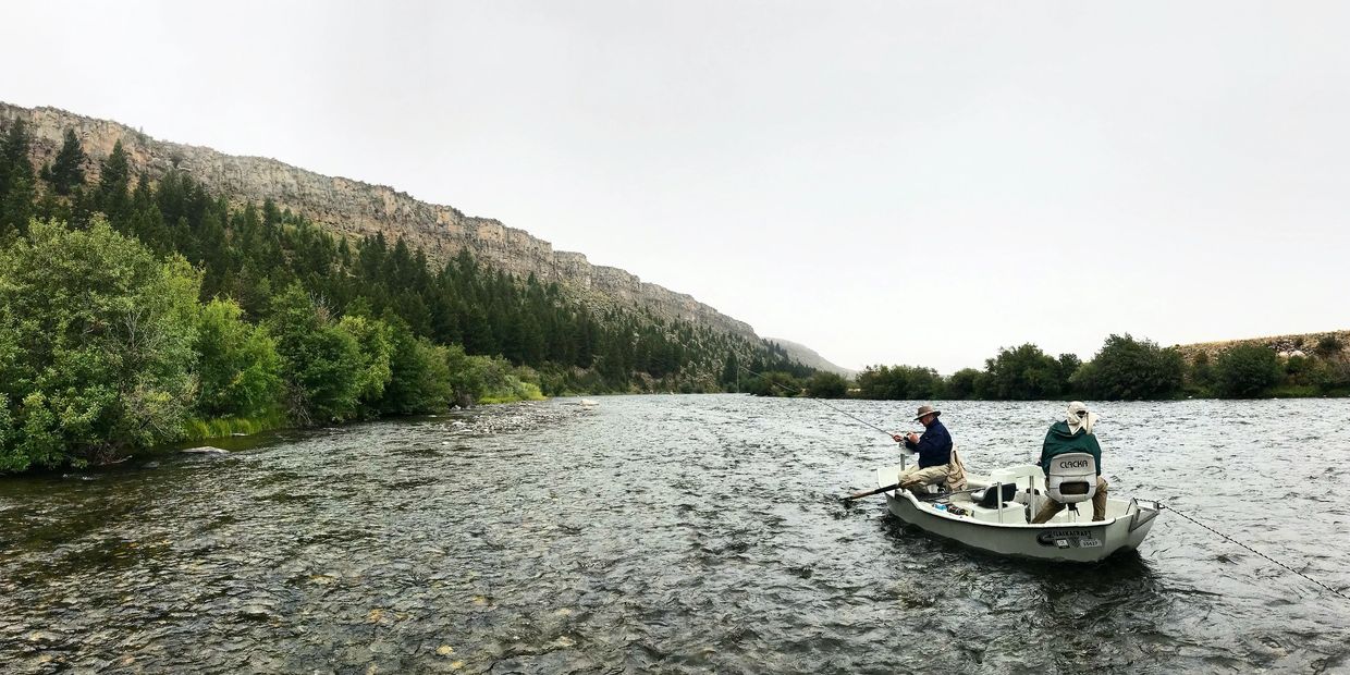 Fly Fishing Upper Madison River, Palisades, Cameron, Montana. 
