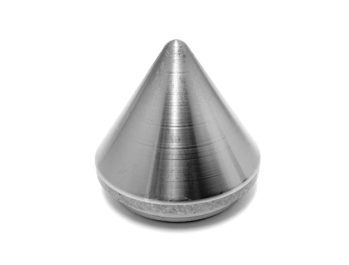 Machined Solid Steel Tube CapsWeld Caps Spiked Style 11/2" / 13/4" / 2"