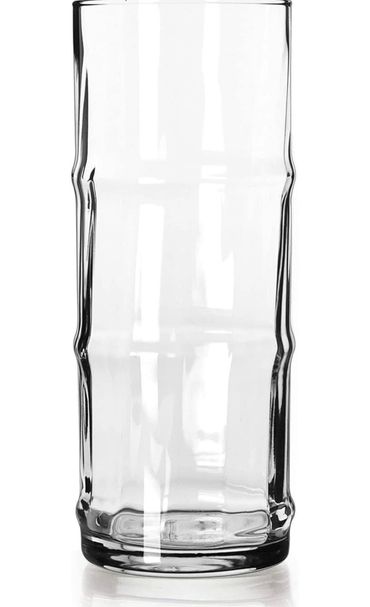 Versatile bamboo-inspired vessel for handcrafted mocktails & cocktails. Water Glasses