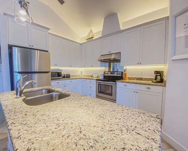 Large kitchen with island for the chef of the family.