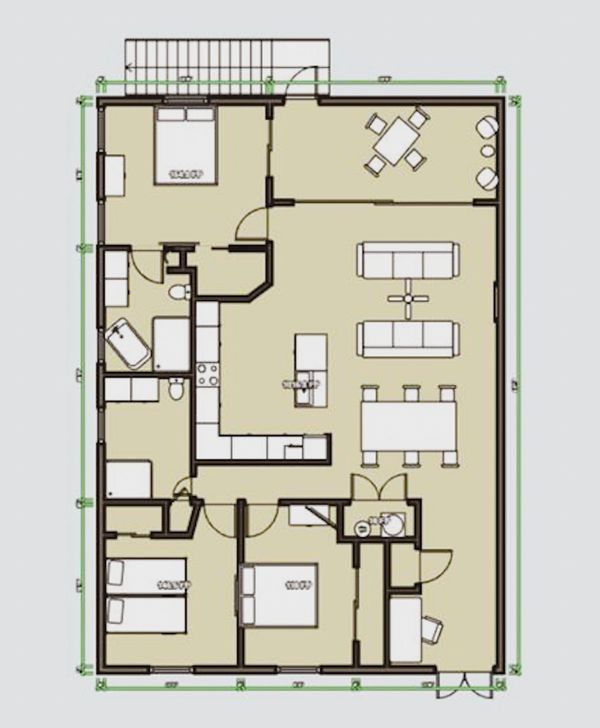 The layout.