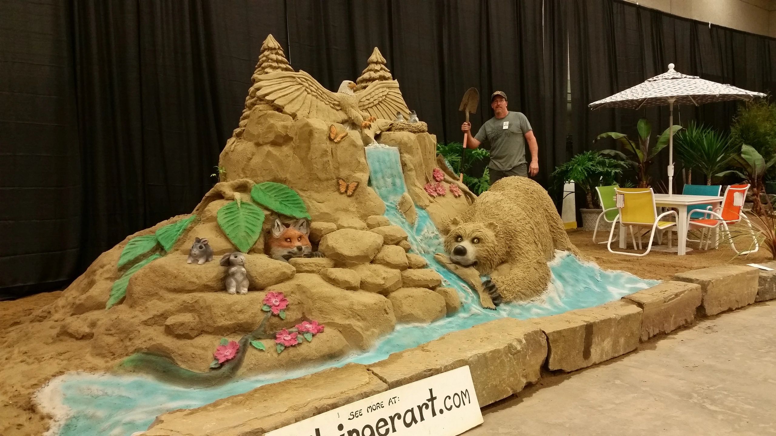 Albany NY Sand Sculpture Saratoga NY Sand Sculpture California Florida North Carolina Amsterdam NY