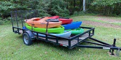 Utility Trailer Rental Kayak Canoe