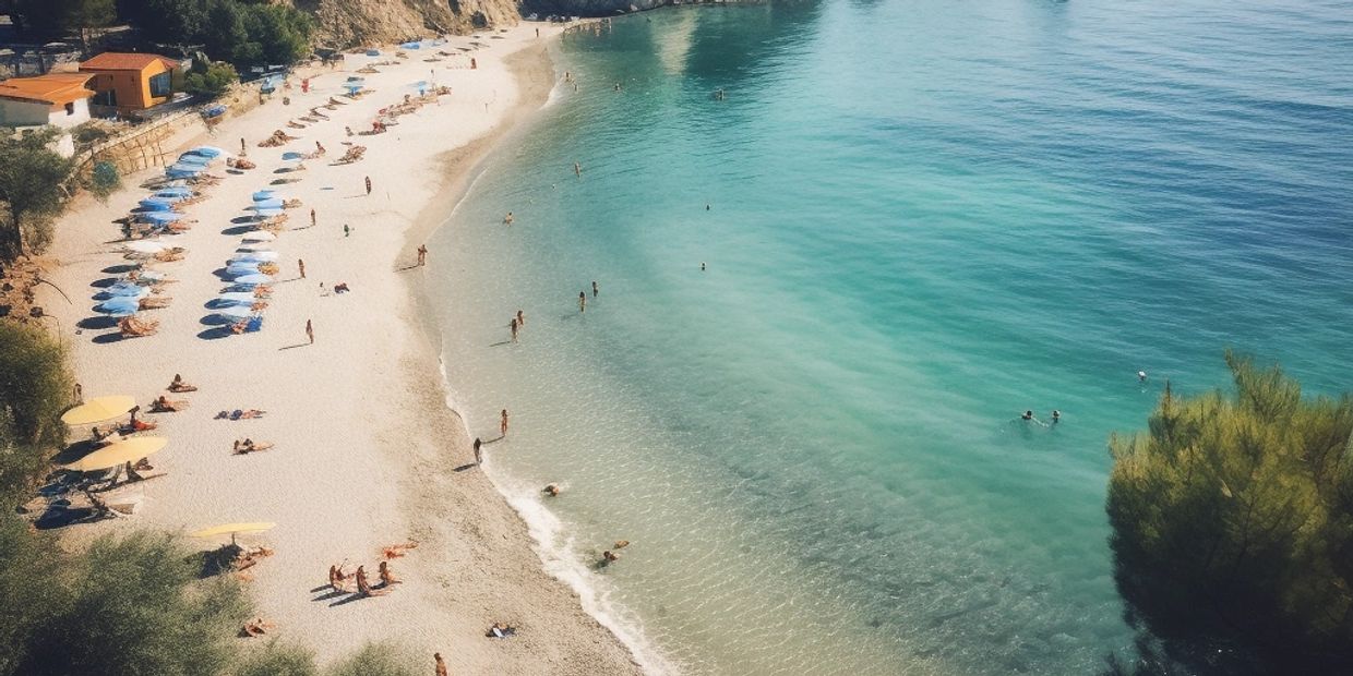 image of a beach in sicily near taormina and noto