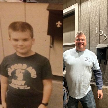 Dan Reutter, before and after. :)