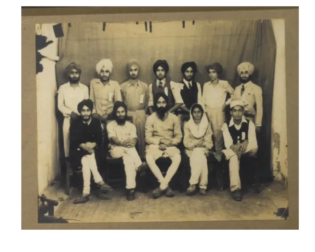 Sikh Student Federation. Gandhi Memorial College. Ambala, India. 1948.