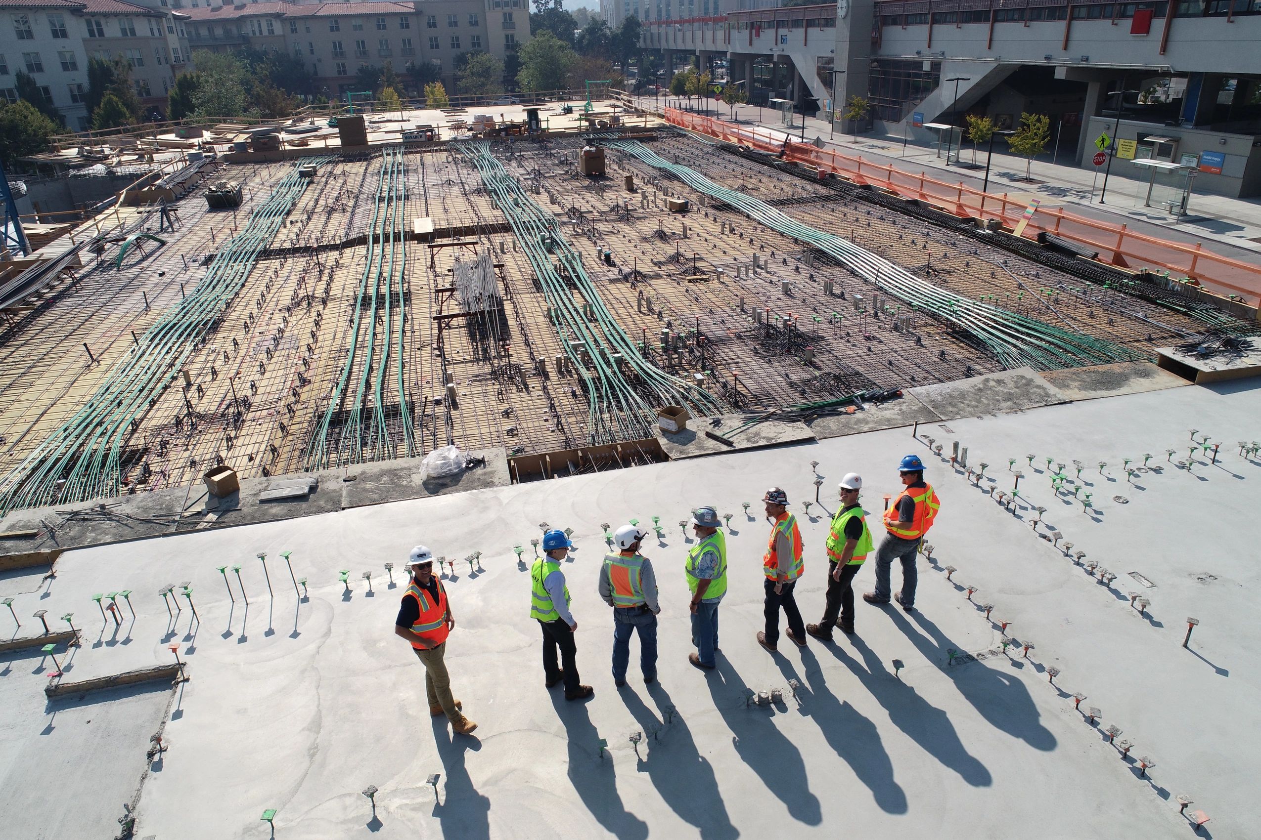 Monitoraggio di cantiere fatto con drone per controllo di sicurezza ServiDroni