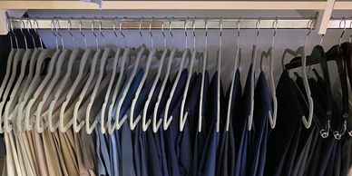 closet organizing