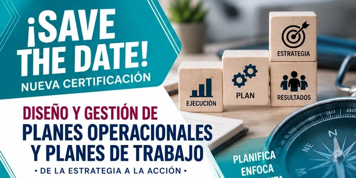 Certificación para diseño y gestión de planes operacionales.