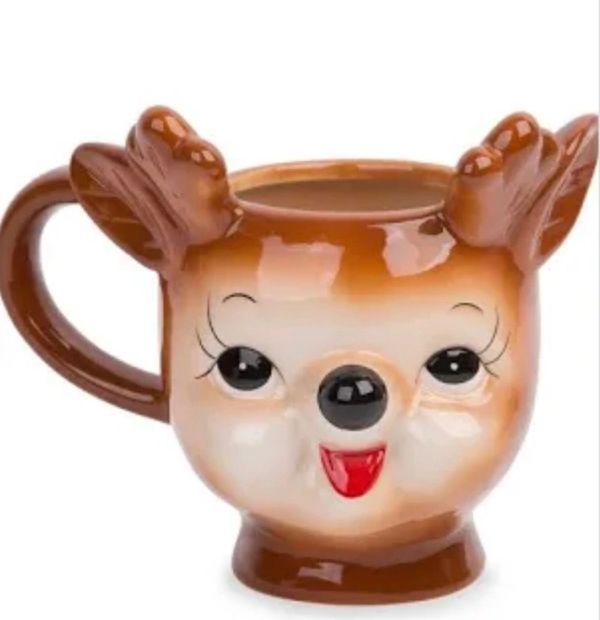 mug with reindeer antlers