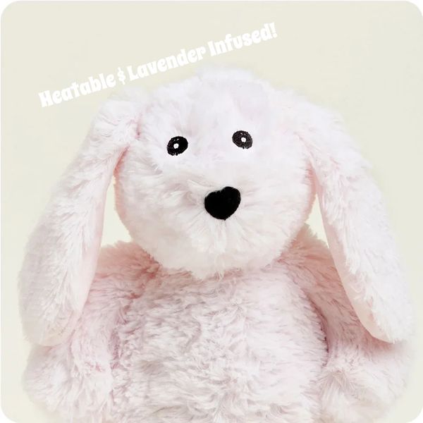 Pink bunny Warmies Junior- Heatable lavender infused stuffed animal