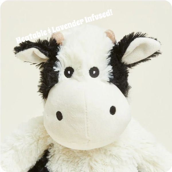 Classic Cow Warmies Junior-Heatable and lavender infused stuffed animal