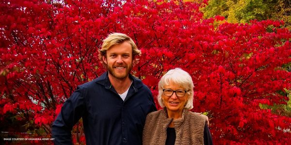 Cole Riley and his mother, Ruth.