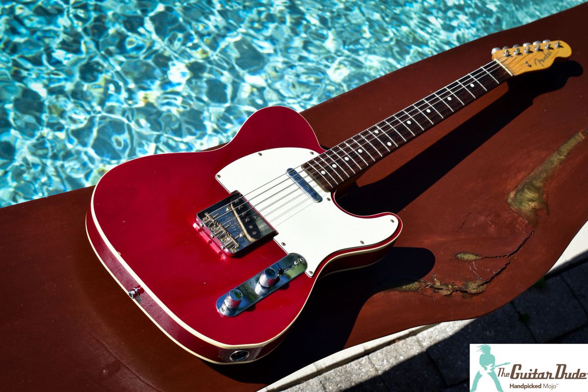 Fender TL-62B-75TX Telecaster Custom Reissue - 2004 Trans Red - RARE!  Crafted in Japan - Alder Body