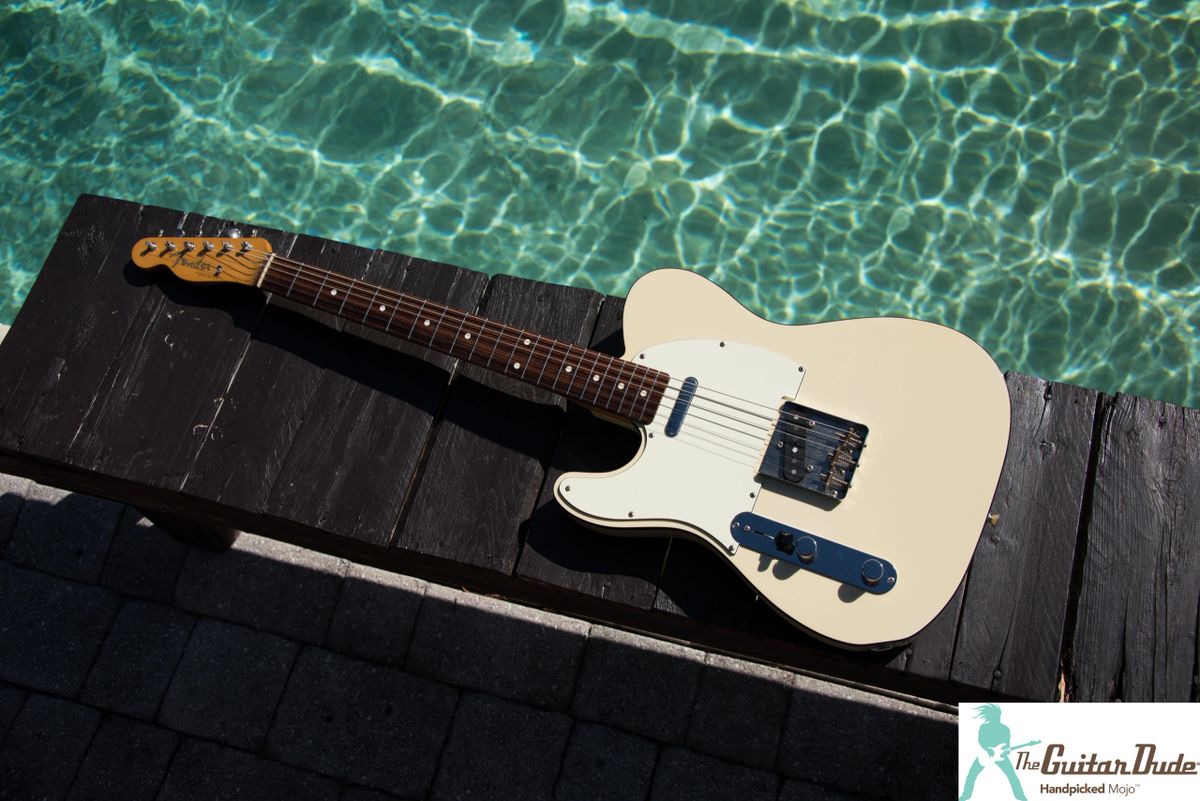 Fender Telecaster Custom '62 Reissue TL62B - Aged Olympic White - Left  Handed - Made in Japan - MIJ