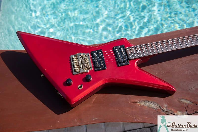 1983 Aria Pro II ZZ Custom Electric Old Candy Red Made In