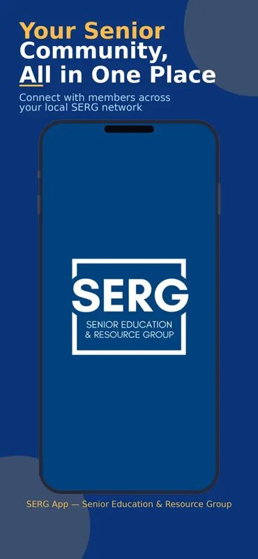 SERG app connects senior community members in one place.