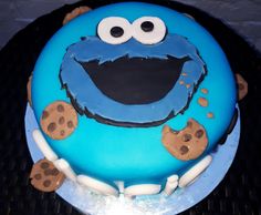Celebration Cakes. Cookie Monster birthday cake