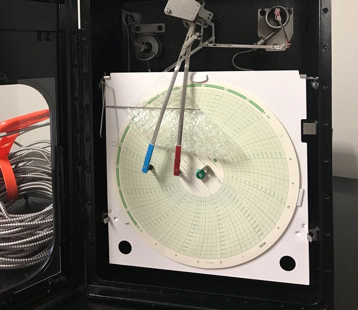 itt barton chart recorder calibration rental for sale tulsa certification sonceboz clock dual pen