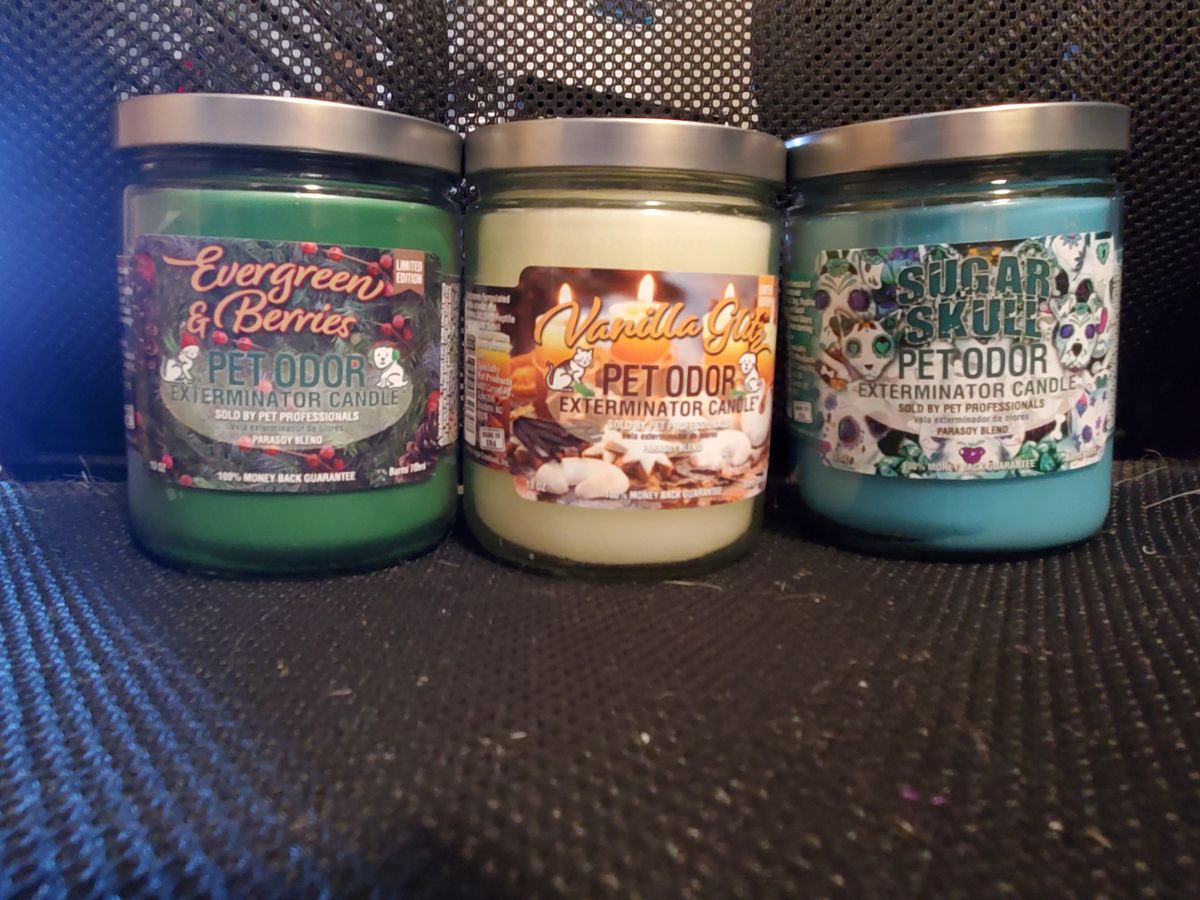 Pet exterminator outlet candles