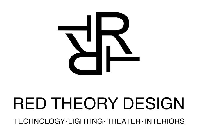 Logo for Red Theory Design focusing on technology and design.