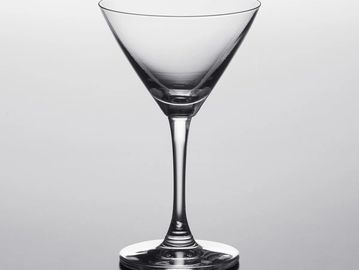 Black Midnight Martini Glassware Rentals