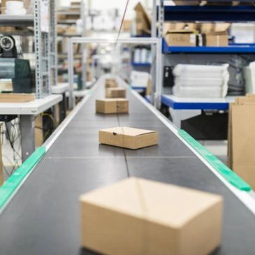 production line, conveyor belt, shipping, installation, production