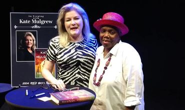 Fran and Kate Mulgrew ( Captain Janeway)