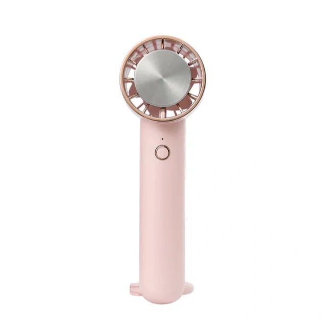 HANDHELD Fan Pink Mini Aircon Cold Compress 2000mAh Battery