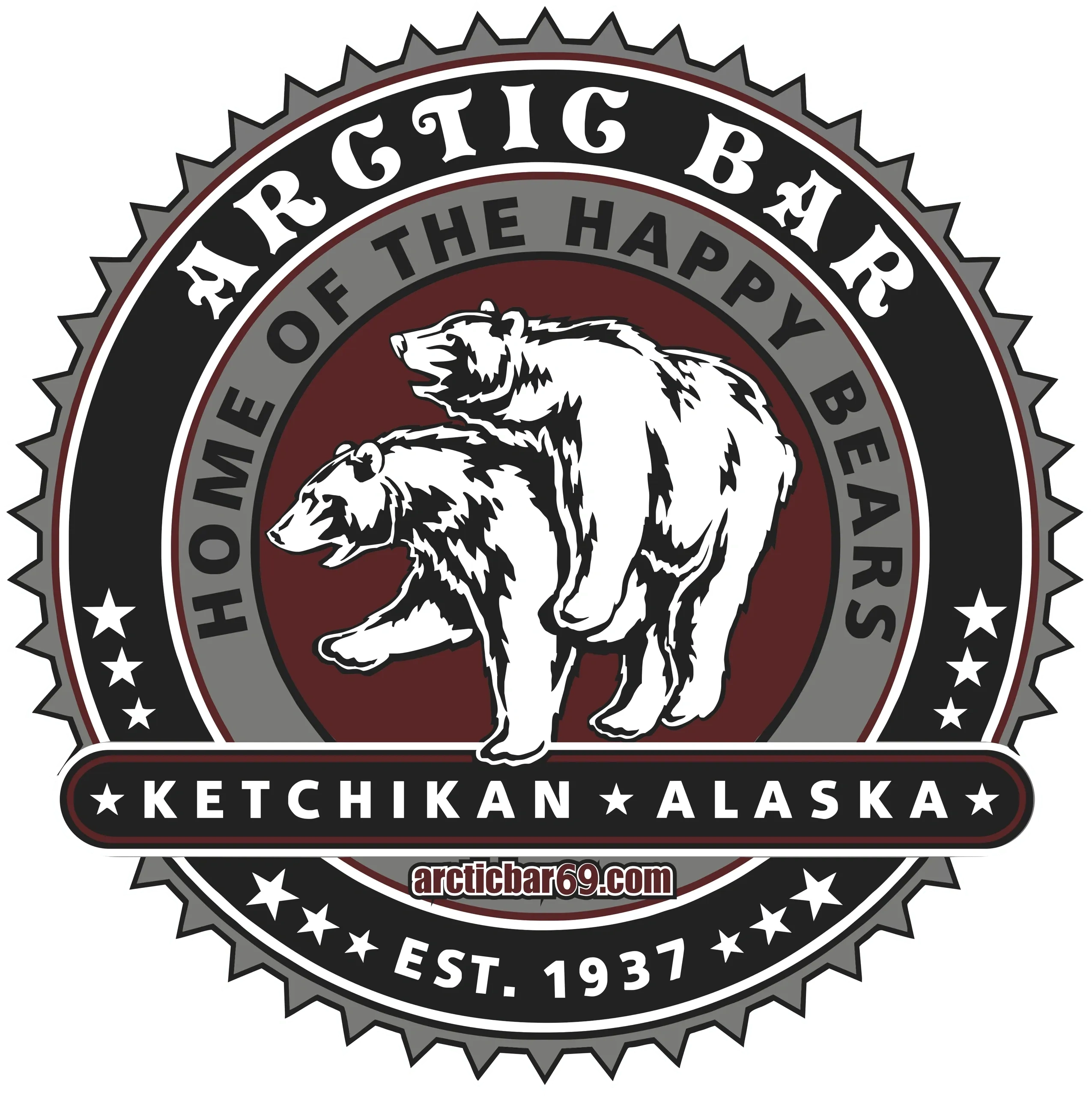 Logo of Arctic Bar in Ketchikan, Alaska.