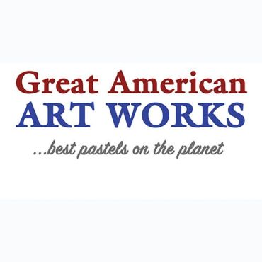 Logo for Great American Art Works specializing in pastels.