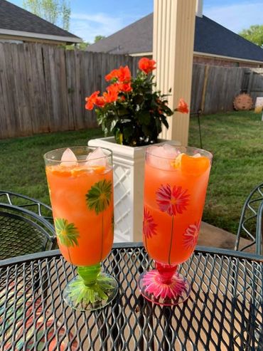 Outdoor cocktails