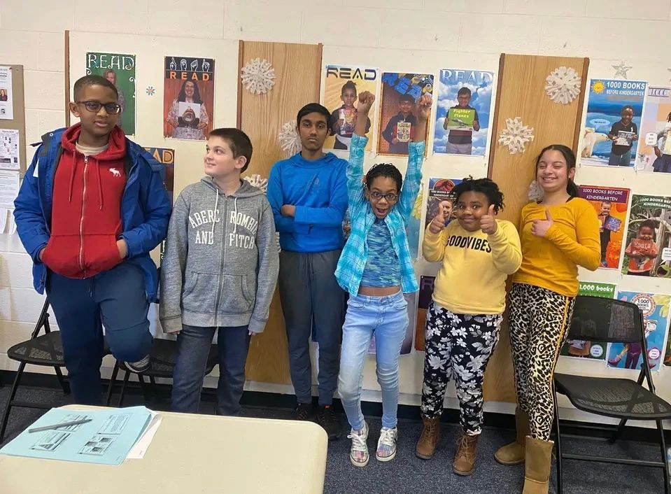 Middle school youth from our youth entrepreneurship program in Bloomfield, CT.