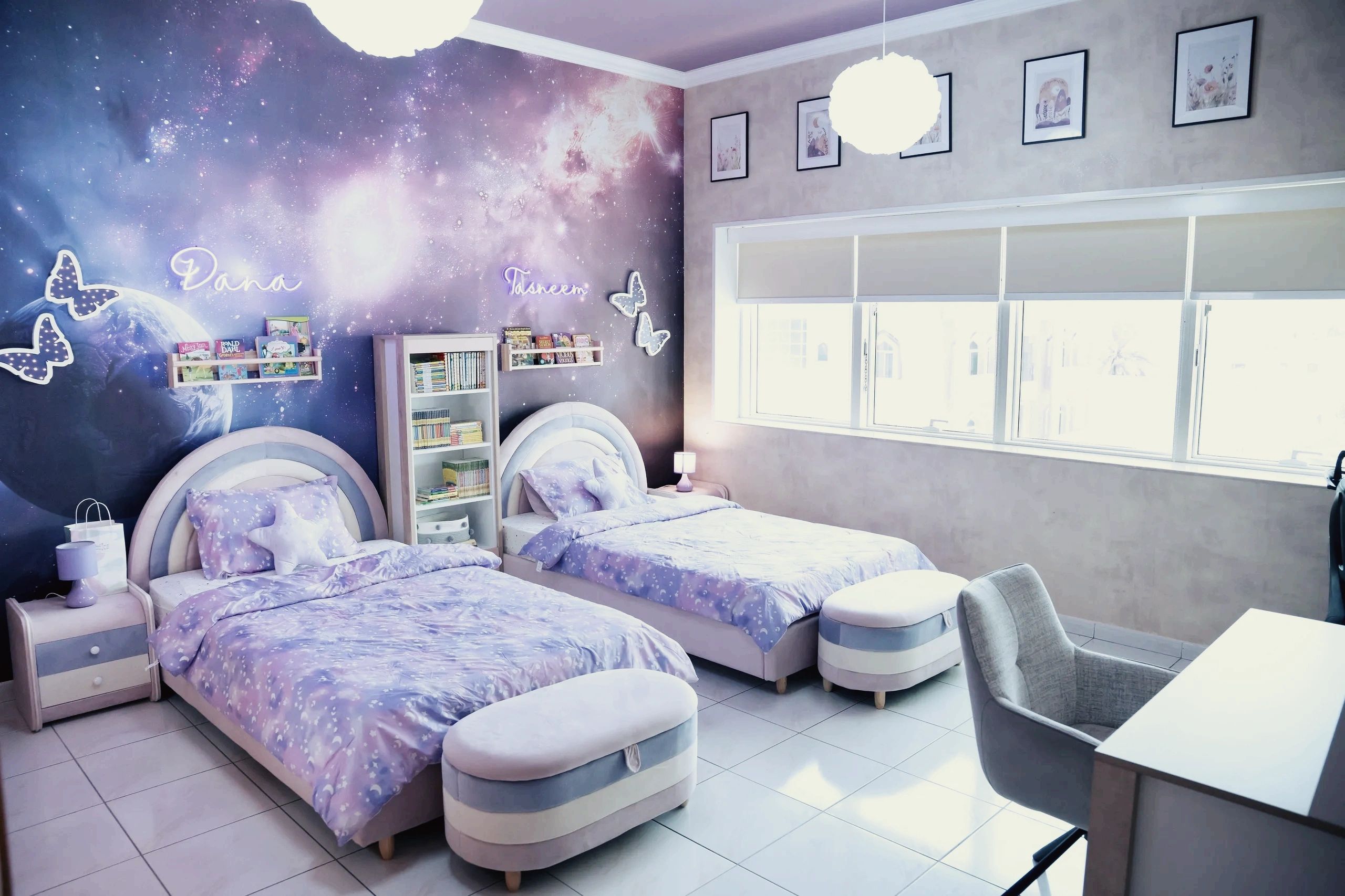 Galaxy Dreams: A Custom Girls’ Room in Abu Dhabi