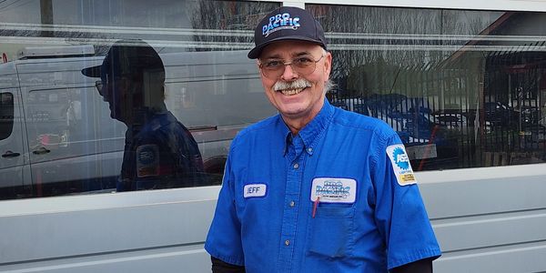 Our ASE Certified Diagnostic Technician/Mechanic. Wheel chair service,
wheel chair lift service