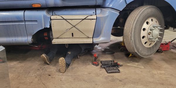 Dakota replacing a transmission 