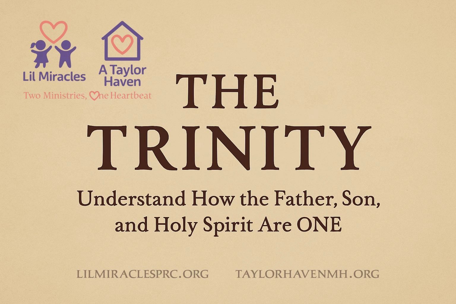 Trrinity The Trinity: Father, Son, and Holy Spirit as One