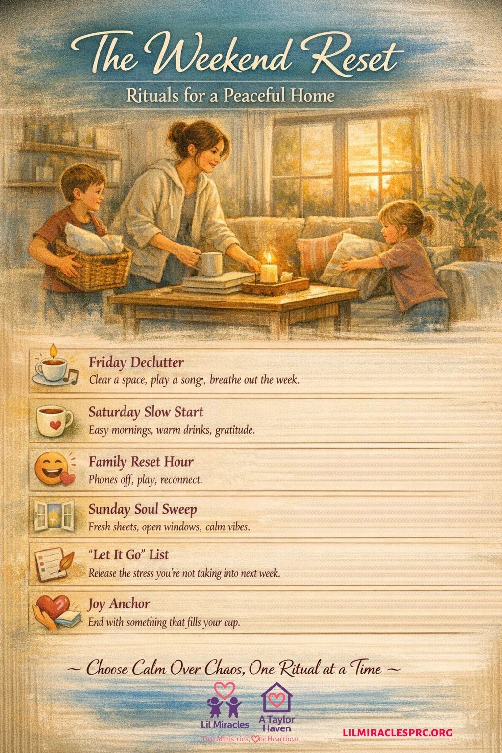 The Weekend Reset: Rituals for a Peaceful Home