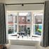 Eyelet Curtains, Blackout Lined on a graphite pole 28mm