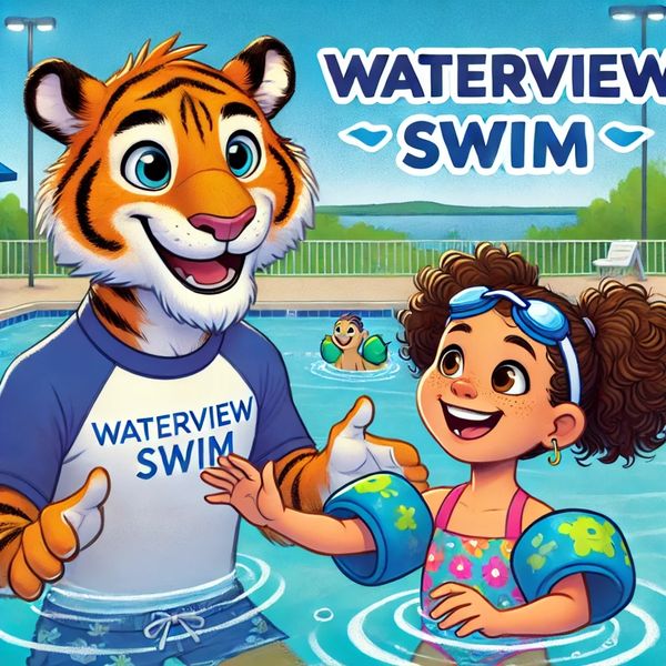 Ethan the Swim Tiger Teaching Swim Lessons Richardson