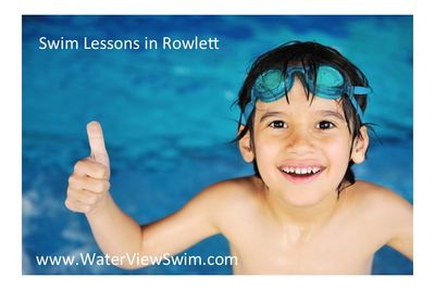 Learning to swim in Rowlett Texas