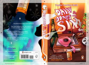 A book cover with a heart-shaped vinyl playing on a record player. On the back is a pill bottle.