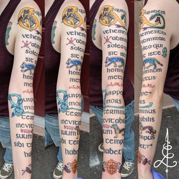 celtic tattoo, book of kells tattoo, denver tattoo, lakewood tattoo, colorado tattoo