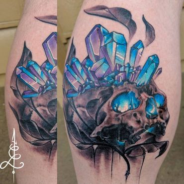 skull tattoo, denver tattoo, lakewood tattoo, colorado tattoo