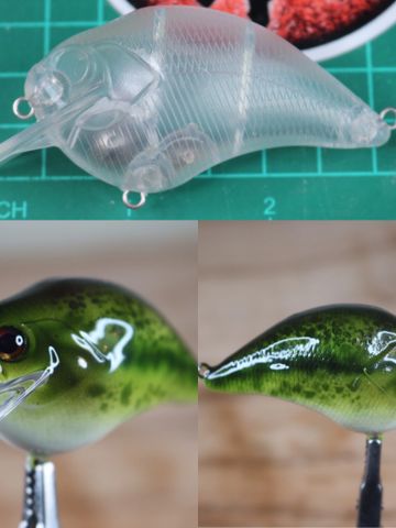 Painted a few BGC blanks that I picked - Mad Max Swimbaits